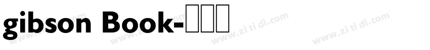 gibson Book字体转换